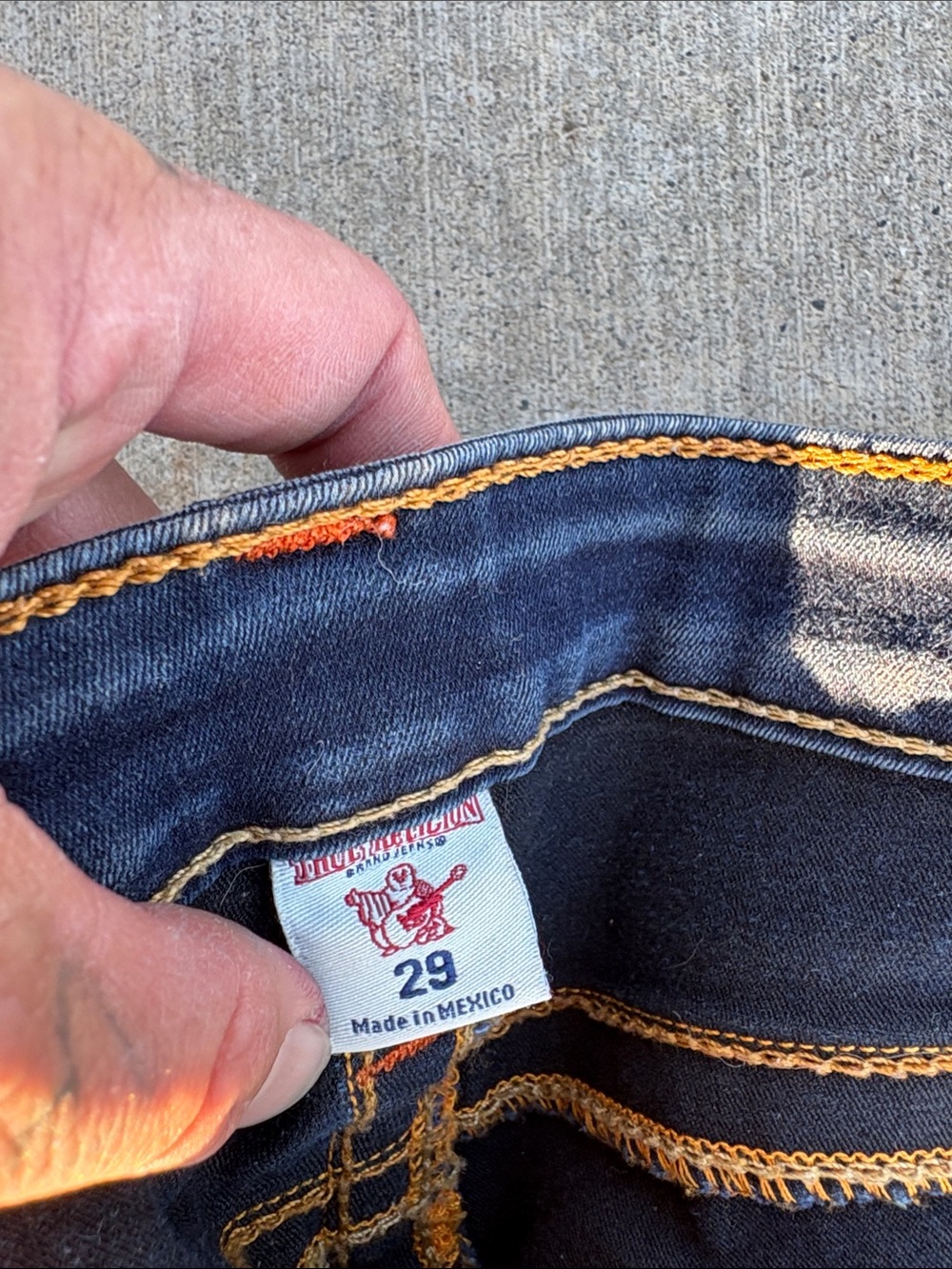 Women's Dark Blue true religion jeans - Picture 4 of 8